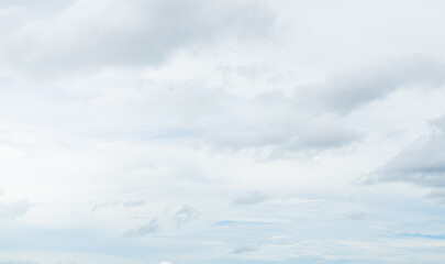 Sky cloud Romantic Cloudy Pastel Background, Twilight Air Landscape Beauty View Day Sunrise Horizon Morning Calm Fog Ocean Sea Color Blue Light Morning, Environment Co2 Summer Spring Season Concept.