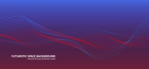 Abstract colored dynamic waves.