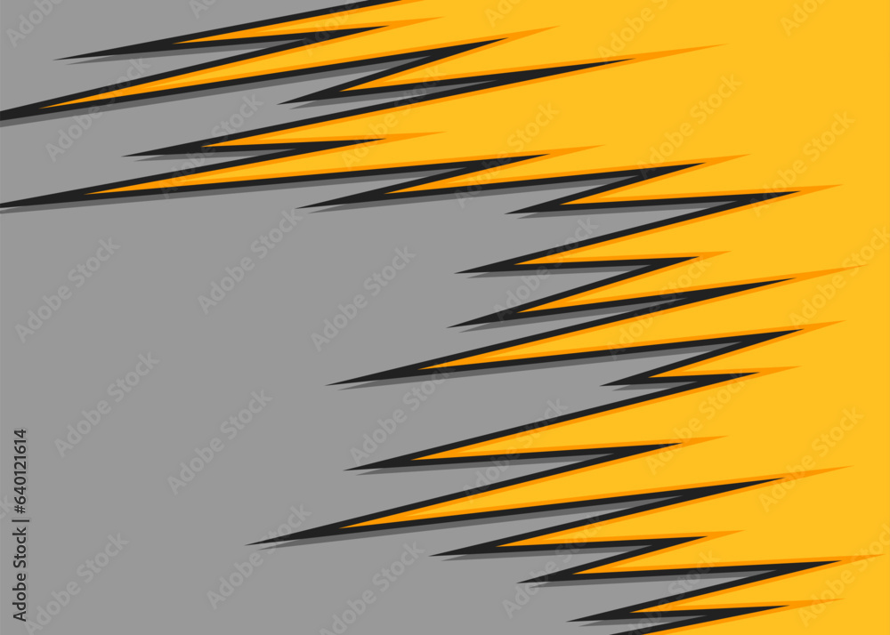 Poster abstract background with diagonal jagged spike pattern and with some copy space area