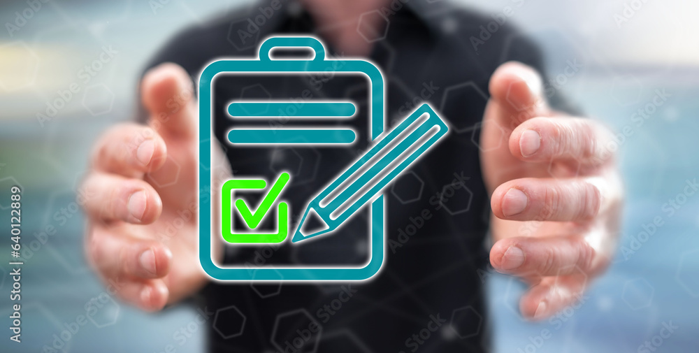Wall mural concept of document validation