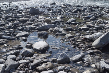 Ein Gebirgsbach in den Allgäuer Alpen 