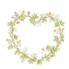 love vintage floral frame