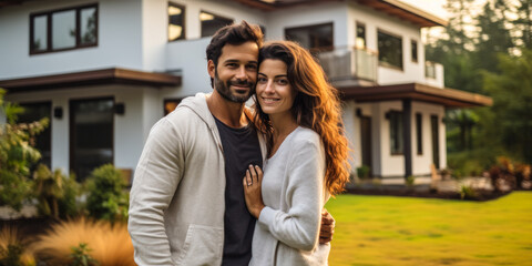 Husband and Wife Buying New House, a Milestone in Their Life