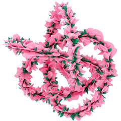 Abstract Pink And Green Knot
