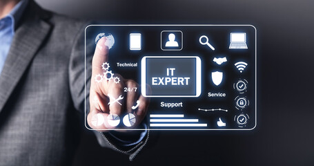 IT Expert. Information. Technology. Business