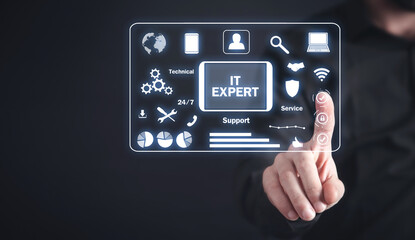 IT Expert. Information. Technology. Business