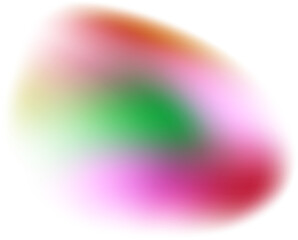 Abstract gradient colorful organic shape element