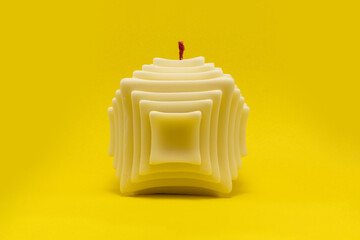 Candles with a red bow