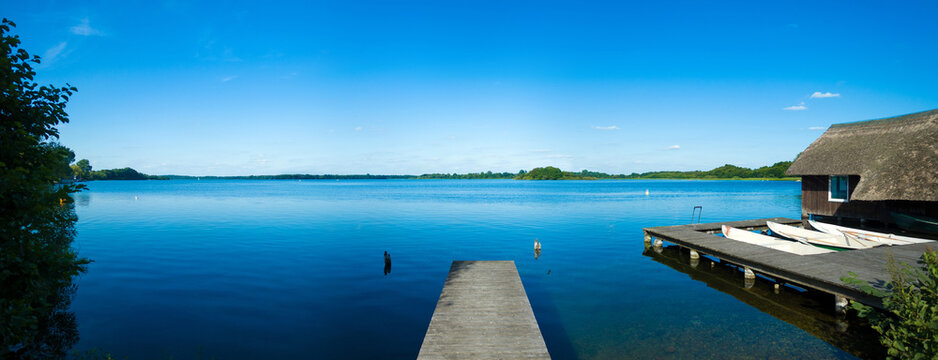 Panorama mit Blick auf den Schaalsee in Zarrentin