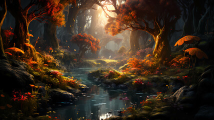 Obraz na płótnie Canvas Enchanted Forest
