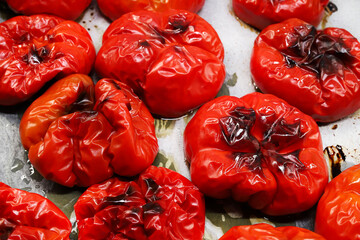 Peperone dolce pimento rosso arrosto - varietà rumena 