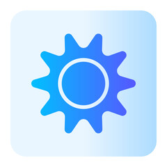sun gradient icon