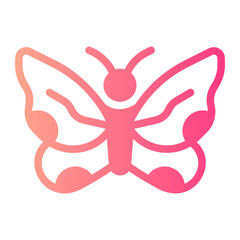 butterfly gradient icon