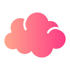 cloud gradient icon