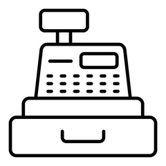 Cashier Machine Icon