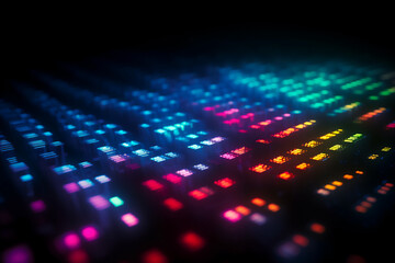 Digital Era Tech. Abstract coding, tech backdrop. AI & modern interaction. Glowing sphere. AI, Digital era.