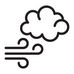 wind line icon