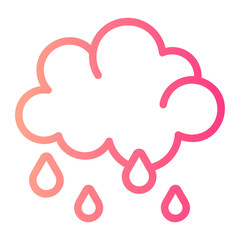 rain gradient icon