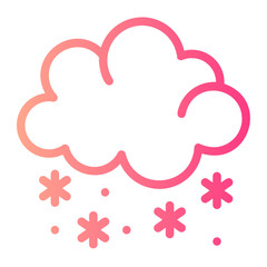 snow gradient icon