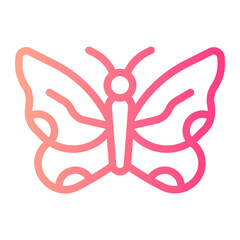 butterfly gradient icon