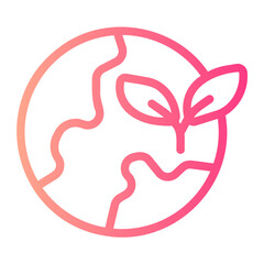 green earth gradient icon