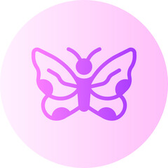 butterfly gradient icon