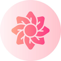 flower gradient icon