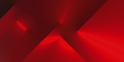 Fototapeta premium Abstract red background with lines. Red color Abstract modern luxury background for design. Geometric Triangle Background illustrator pattern style.