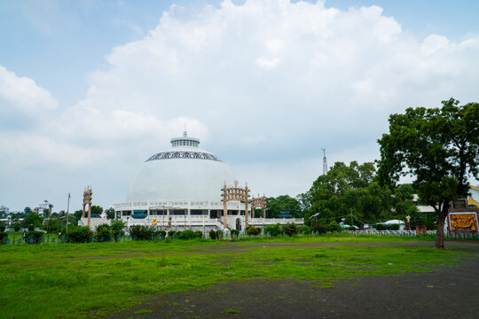 Deekshabhoomi, a Buddhist temple, It is an important Buddhist pilgrim place in India