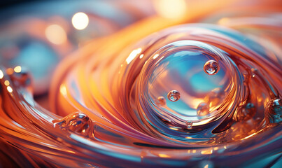 colourful water graphic wallpaper