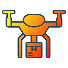 Drone Delivery Icon