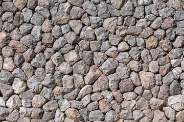 Antique stonewall texture material construction for background.