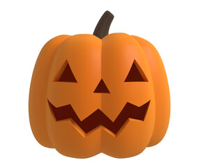 3D Pumpkin cute Halloween character