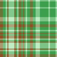 Background texture check of pattern plaid textile with a tartan seamless fabric vector.
