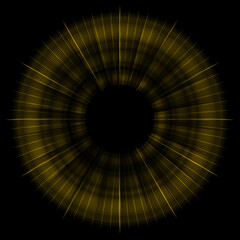 Overlay, flare light transition, effects sunlight, lens flare, light leaks. High-quality stock image of warm sun rays light effects, overlays or yellow flare isolated on black background for design