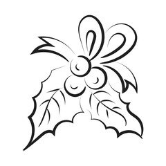 Christmas Embroidery design for print or use as poster, card, flyer or T Shirt