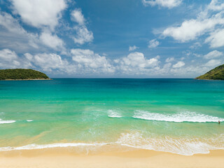 Sea surface aerial view,Bird eye view photo of blue waves and water surface texture, Blue sky background,Beautiful nature sea ocean, Amazing view sea waves background