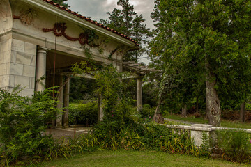 The gardens at Swannanoa Mansion in Afton, Virginia