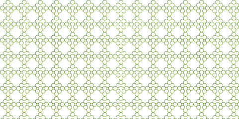 Seamless pattern with leaves ornament decoration vintage geometric fabric texture background. 