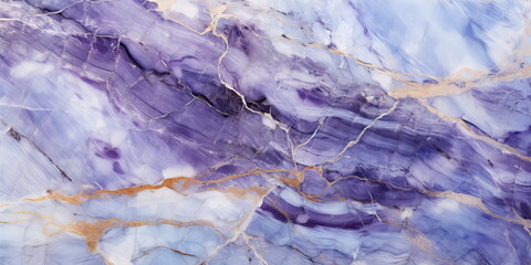 Marble background in shades of blue and bronze and lavender for a glamorous Generative AI