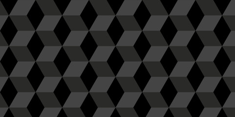 Abstract black and gray style minimal blank cubic. Geometric pattern illustration mosaic, square and triangle wallpaper.	