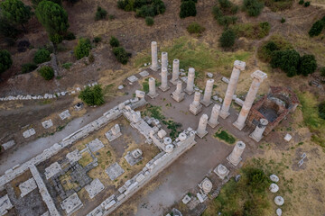 The Temple of Artemis at Sardis, the fourth largest temple of the Ionic order in the world, is an...
