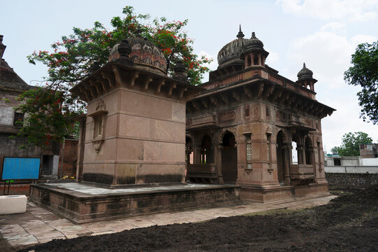 Chhattri or cenotaph tomb of Hansa Raje, Lakshmi Bai of the princely rulers of Dhar, the Punwar family, located in Dhar, Madhya Pradesh, India