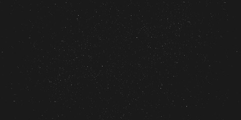 A real dark night sky with plenty of stars