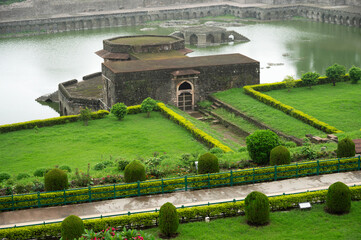 Kapur Talao, situated in the fort opposite Jahaz Mahal, built by Sultan Ghiyasuddin Khilji as a...