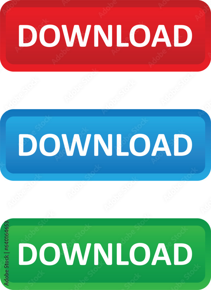 Poster download vector web button. web button with action of download. ui button concept. vector illustrati
