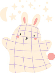 Cute Baby Halloween characters for nursery art. Soft Halloween for baby wear, posters and cards. 