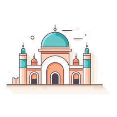 mosque or masjid vector illustration clipart sticker vector png for milad un nabi or ramdan eid mubarak