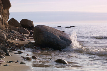 linia brzegowa, pejzaż morski, brzeg, wybrzeże plaży, krajobraz, scena, horyzont, woda, sceneria, widok, lato, podróż, natura, piękny, zachód słońca, © Piotr