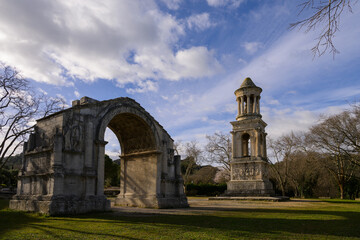 The Triumphal Arch and the Mausoleum in Saint Remy de Provence